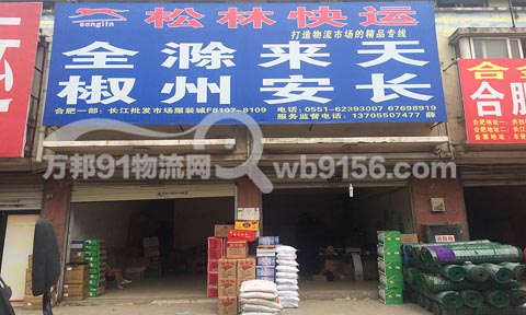 合肥到滁州物流公司,松林快运